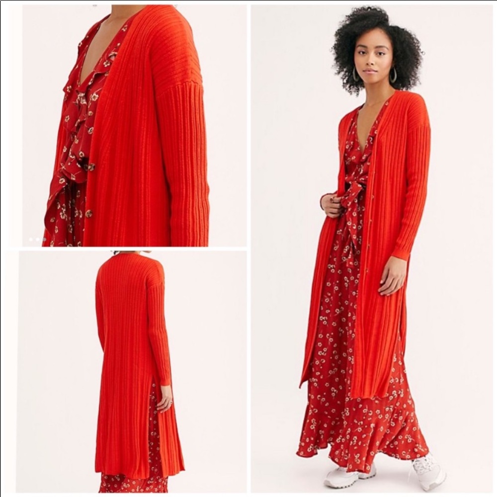 Free People Skinny Mini Cardi